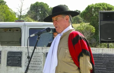 Osvaldo Huck, un referente de la tradición y la memoria malvinera, celebra sus 88 años