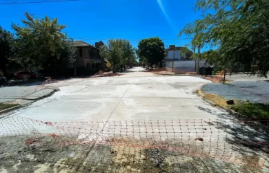 Se habilitó el tránsito en calle 22 entre 27 y 29 en la previa del inicio de clases