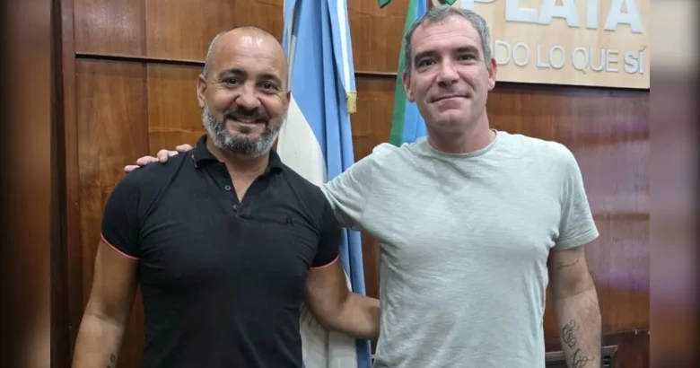 Diego Cerone se reunió con el intendente de General Pueyrredón, Agustín Neme